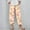 Yellow, variant on CLOISE Pants for Women High Waisted Casual Pants Stretch Active Pants Elastic Waist Straight Leg Lounge Pants Athletic Pull On Workout Trousers Fashion Loose Floral Print Pants Green
