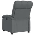 thumbnail image 6 of vidaXL Electric Massage Recliner Chair Dark Gray Fabric, 6 of 9
