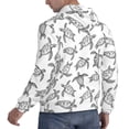 thumbnail image 6 of Sikiie Hand Drawn Turtle Men's Hoodie, Essentials Hoodie, Sweatshirt, Pullover Hooded Sweatshirt for Men-XX-Large, 6 of 7
