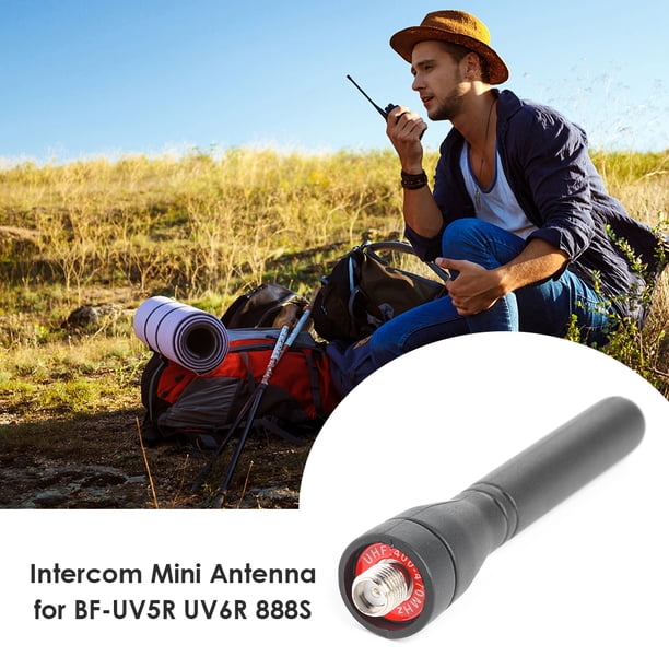 Antena suave para walkietalkie SMA-F de Radio 400-470MHz hembra para UV5R Ehuebsd