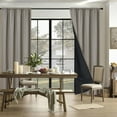 thumbnail image 1 of wycnly Polyester Pongee Light-Blocking Curtain Rod Pull Heat Insulating Soundproof Complete Blackout Living Room Bedroom Modern Durable Easy Install 78.74x39.37in, 1 of 6