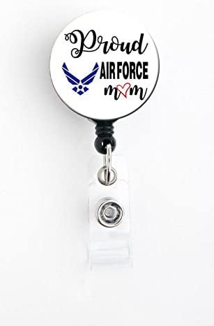 Air Force Retractable Badge Holder 