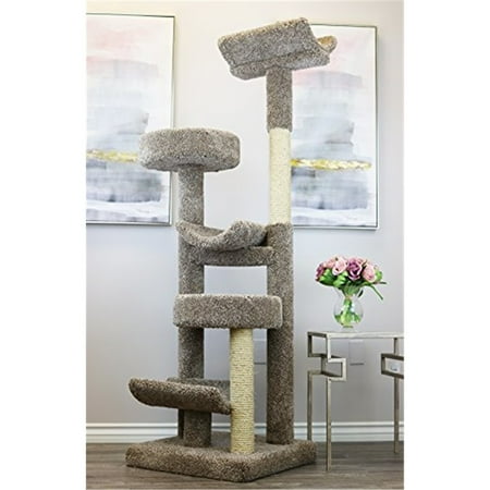 UPC: 0713325325221 | Prestige Cat Trees 72-in Cat Tree & Condo Scratching Post Tower  Multi