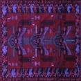 thumbnail image 1 of Ahgly Company Indoor Square Animal Purple Traditional Area Rugs, 6' Square, 1 of 4