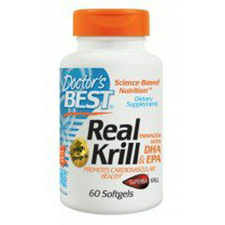 Real Krill Enhanced with DHA & EPA Doctors Best 60 (Best Dhea Supplement Gnc)