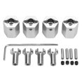 thumbnail image 3 of 12mm Hex Wheel Hubs Adapters, Replacement Hex Hubs Drive Adapter Easy To Install Aluminum Alloy Stable Accurate Size  For 1/10 Remote Control Car  Silver, 3 of 8