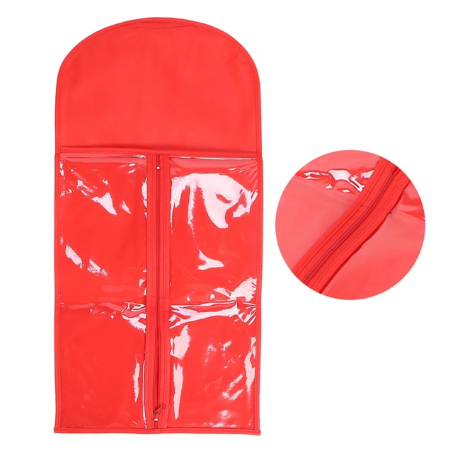 Wig Storage Bag Portable Hair Extensions Dustproof Storage Bag with Strong Zipper Perfect Gift for Girlfriend Travel Daily