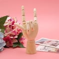 thumbnail image 3 of Hand Model, Jointed Hand Model, Wood Simple For Home Office, 3 of 8