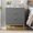 Grey, variant on GAOMON Modern 3 Drawer Dresser, Wide Chest with Gold Metal Legs & Handles, Wood Storage Organizer for Bedroom, Living Room, Hallway, White