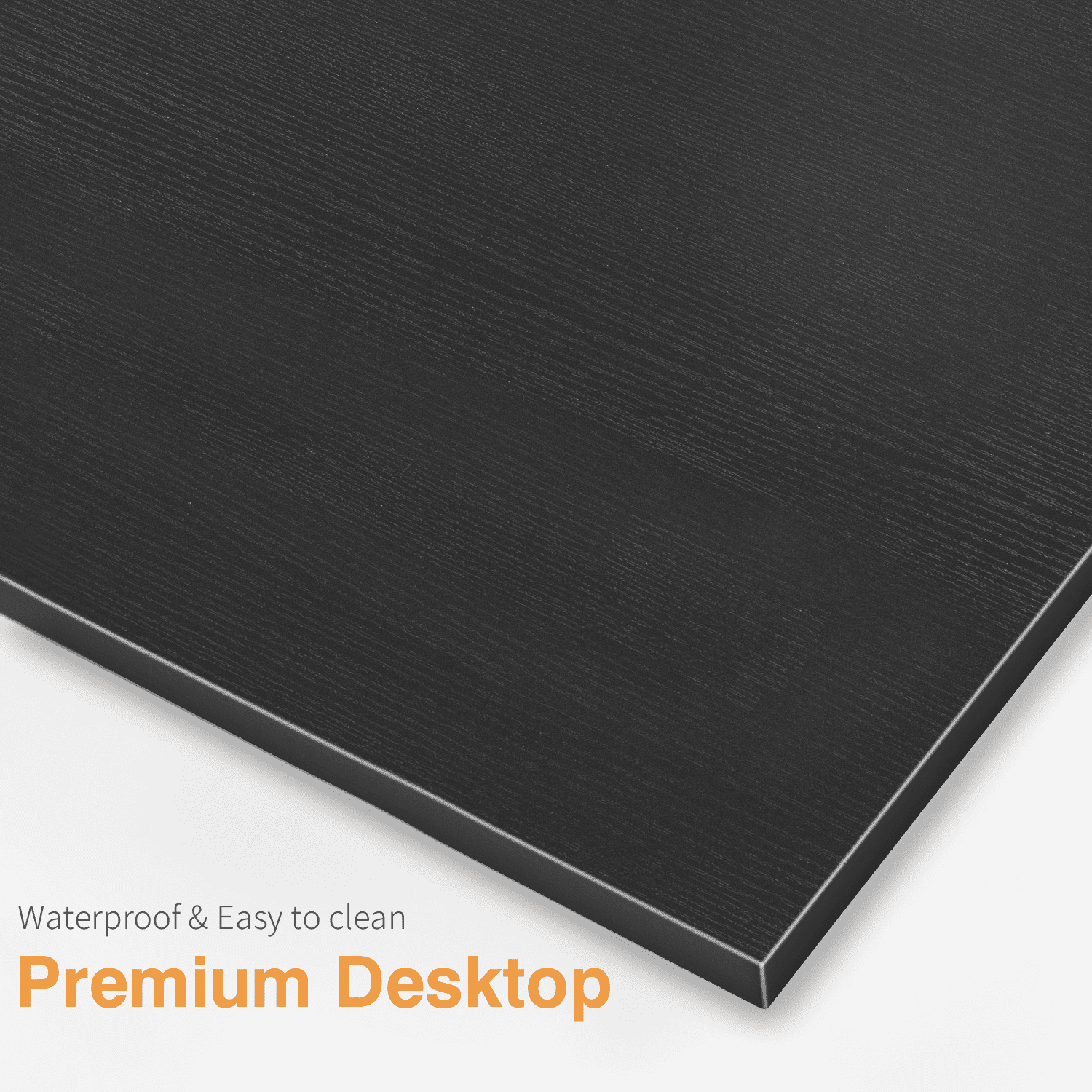 Vineego L-Shaped Computer Desk Modern Corner Desk Home Office Writing Sturdy Workstation with Movable Table, Black