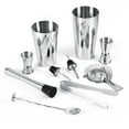 thumbnail image 1 of Heaveant Shaker Set, 10Pcs Stainless Steel Cocktail Shaker Set Ice Tong Mixing Spoon Pourers Bar Tools, 1 of 8