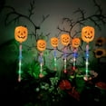 thumbnail image 5 of Halloween Decorations, Hwkond Halloween Garden Solar Ground Light Pumpkin Ghost Skull Light Garden Garden Solar Decorative Light Meadow Ground Light Up to 65% Off, 5 of 6