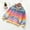 Light Rainbow, variant on Maxcozy Girls Kids Children Rainbow Coat Hooded Jacket Outwear Top Zip Clothes Outfits 2-6T