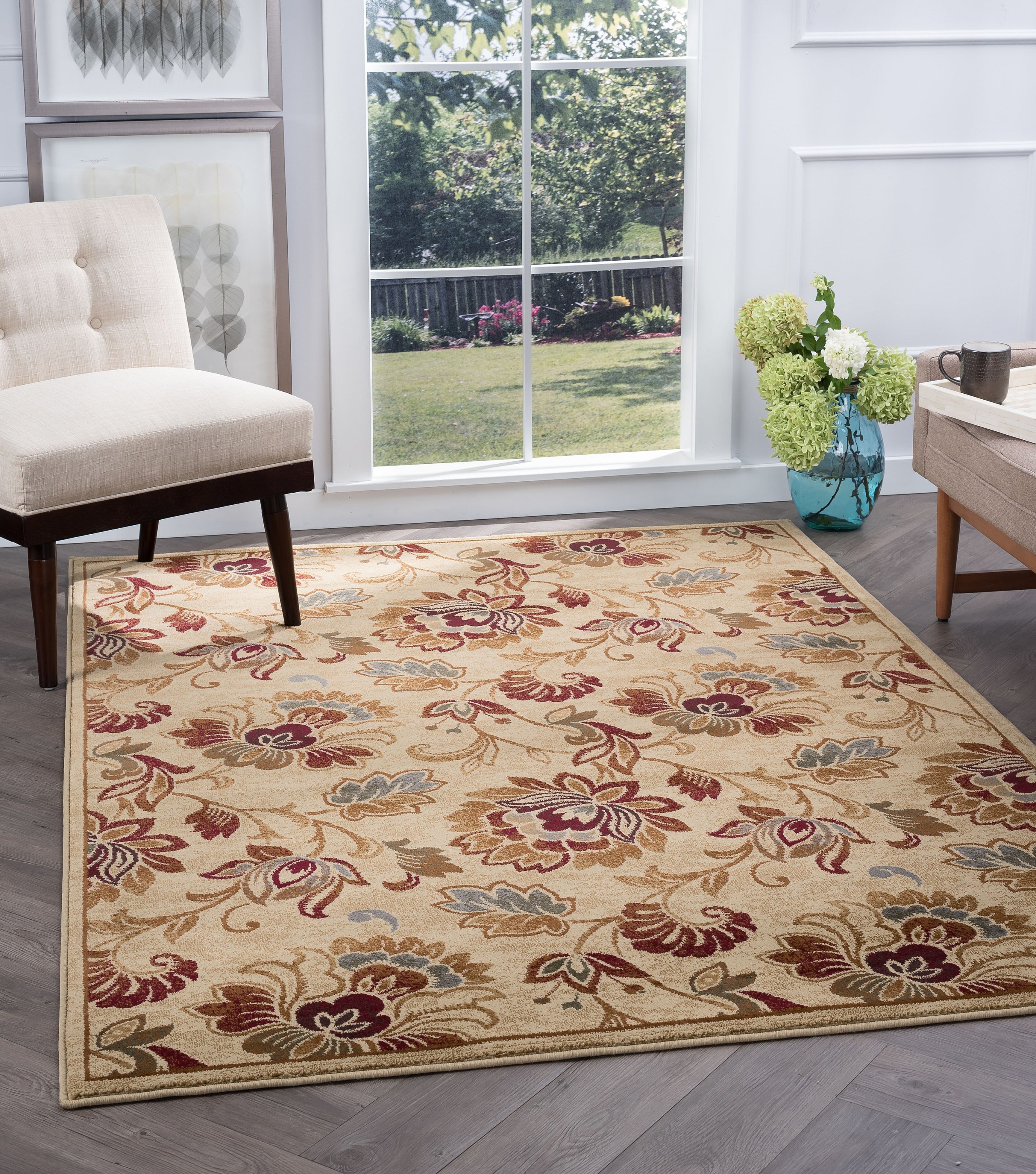 Bliss Rugs Cate Transitional Indoor Area Rug