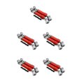 thumbnail image 2 of maskred Premium Performance Adjustable Length 100-140MM Aluminum Universal CVD Drive Red 5Set, 2 of 6