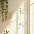 thumbnail image 6 of Usloyux Under $5 Crystal Wind Chime with Heart Pendant, Natural Stone Sun Catcher, Outdoor Garden Patio Hanging Decor for Home and Meditation Space Enhancement, 6 of 6