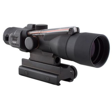 trijicon ta33r 8 acog 3x30 scope dual illumination with red chevron