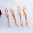 thumbnail image 3 of HEALEEP 5Pcs Wood Butter Cheese Spreader Chocolate Natural Wood For Cooking Enthusiasts, 3 of 8