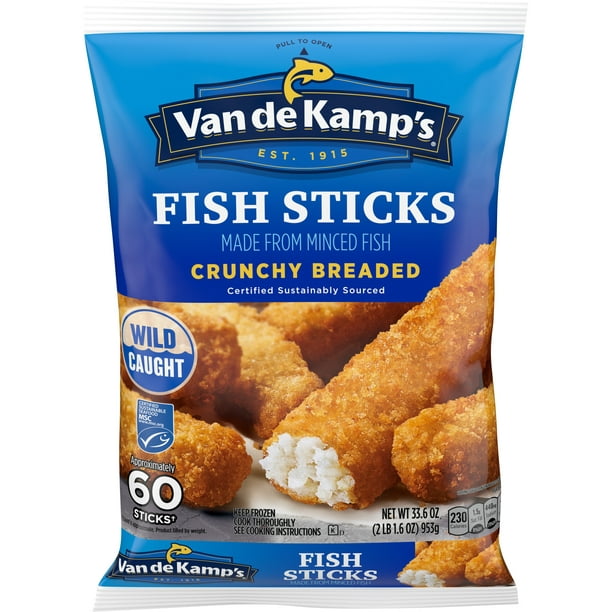Van de Kamp's 100 Real Fish Crunchy Breaded Fish Sticks