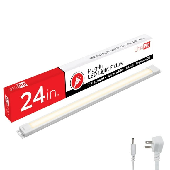 Luminaria LED UltraPro Blanca Brillo Seleccionable Iluminación Debajo del Gabinete para Cocina