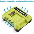 thumbnail image 4 of 40V Charger for Ryobi 40-Volt Power Tools, String Trimmer, Jet Fan Blower, 4 of 5