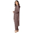 thumbnail image 3 of Roaman's Women's Plus Size Petite Plus Size Beaded Georgette Scoop Neck 3-Piece Pant Set, 3 of 6