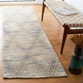 thumbnail image 4 of SAFAVIEH Marbella Zelma Diamond Area Rug, Ivory/Blue, 6' x 9', 4 of 10