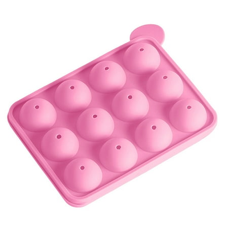 

Non Stick Cupcake Mold Muffin Pan BPA Odor Free Silicone 12 Balls Tray Lollipop