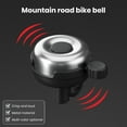 thumbnail image 3 of TNOBHG Anti-rust Bike Bell Aluminum Classic Bike Bell Loud Crisp Clear Sound Universal Simple Installation Bicycle Mountain Bike Bell for Adults Kids, 3 of 8