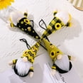 thumbnail image 5 of 4PCS Handmade Bumble Bee Hanging Gnome Ornaments Set, Colorful Swedish Honey Bee Decor Summer Fall Ornaments for Tree, Summer Bee Plush Gnome Decorations Fall Tree decorations for Home Holiday, 5 of 9