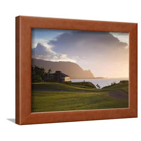 Kauai Hawaii Usa Framed - Makai Golf Course, Kauai, Hawaii, USA Framed Print Wall Art By Micah Wright