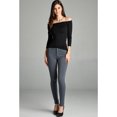 thumbnail image 5 of Emmalise Women's Basic Jean Look Jeggings Tights Spandex Skinny Leggings Bottoms, 5 of 5