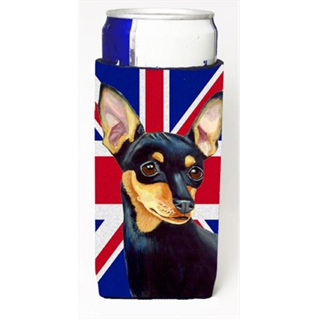 

Min Pin With English Union Jack British Flag Michelob Ultra bottle sleeves For Slim Cans - 12 Oz.