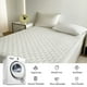 thumbnail image 5 of Sábana impermeable para cama | Protector de colchón ajustable antideslizante integral | Fibra elástica suave | 90x200cm | Se mantiene en su lugar | Apto para niños y mascotas | Fácil cuidado | Negro, 5 of 7