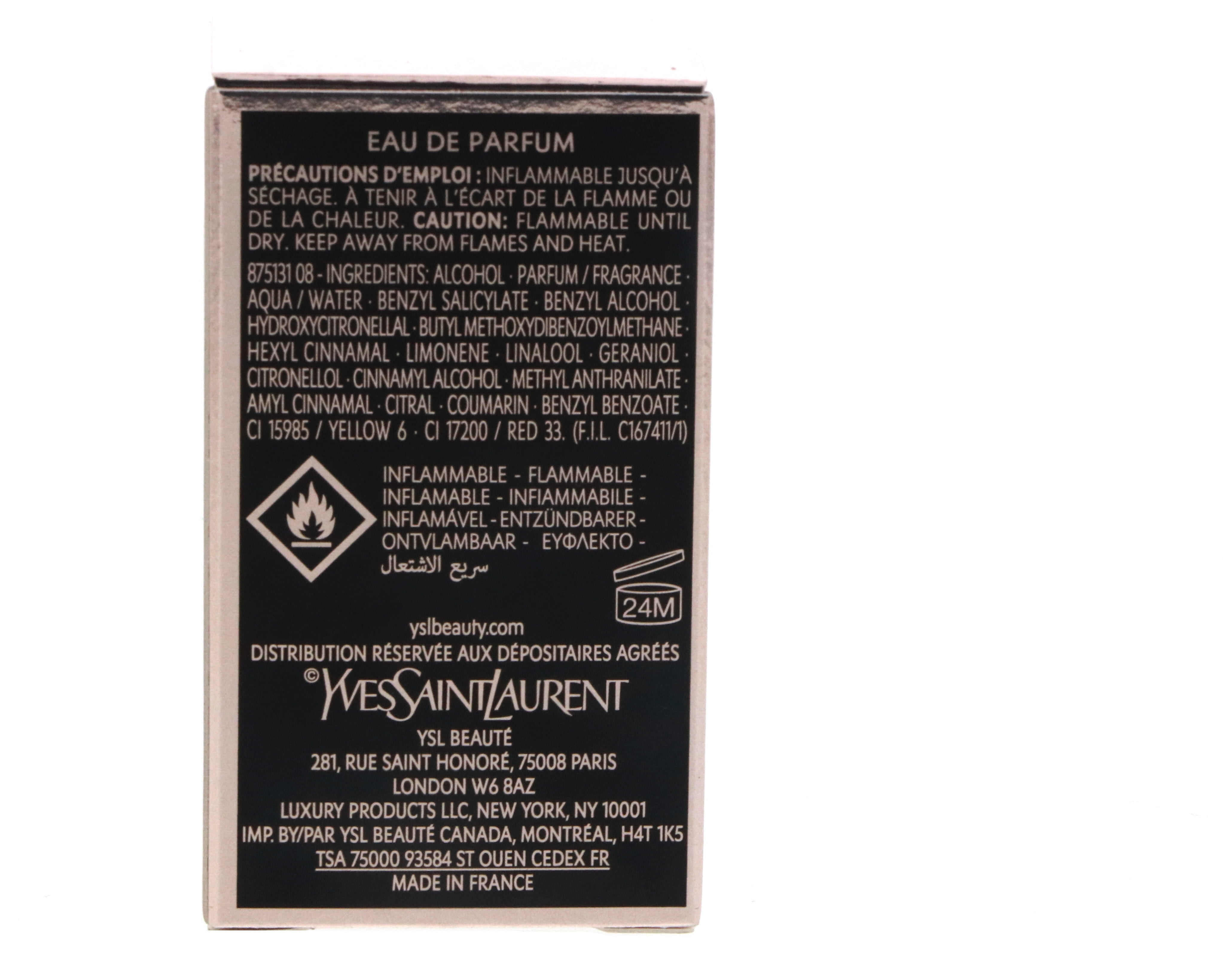 Yves Saint Laurent Black Opium Eau de Parfum, 0.25 oz