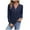 Navy, variant on Utoimkio Women's V Neck Long Sleeve Shirts Loose Fit T Shirts Casual Solid Basic Tops Tees Blouses for Women
