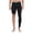 Black-left-long, variant on Men's Basketball Single Leg Tight Sports Pants 1/2 One Leg Compression Pants Athletic Base Layer Underwear