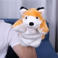 thumbnail image 4 of Lindo zorro marioneta de mano bebé niños suave muñeca juguetes educativos de peluche (marrón) Tmvgtek libre de BPA, 4 of 9