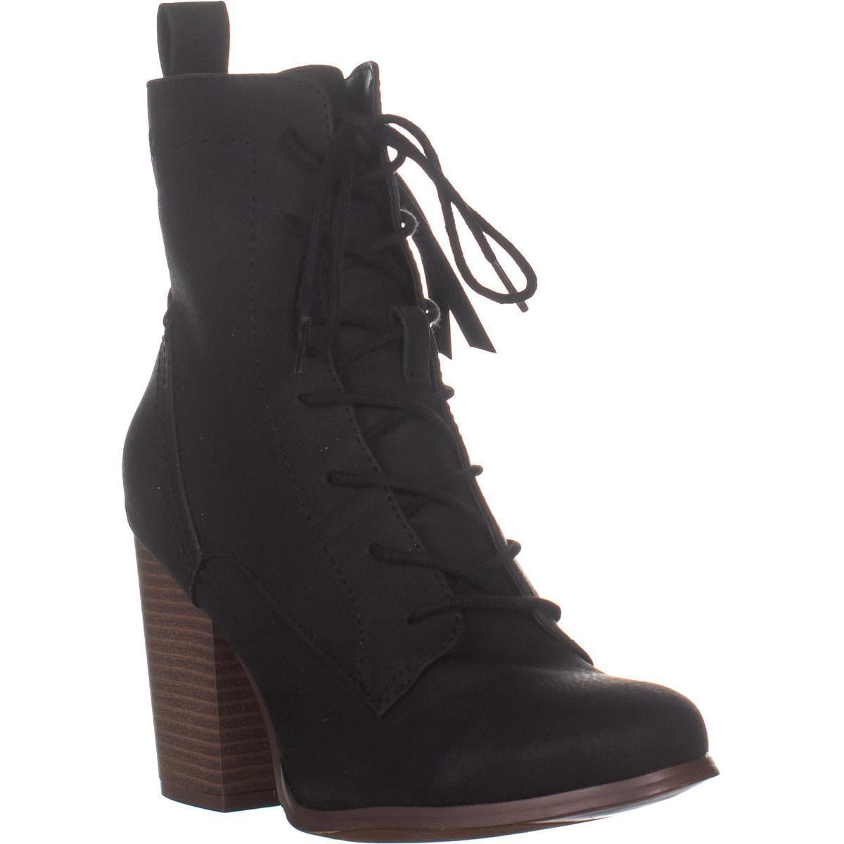Womens XOXO Magar Lace Up Ankle Boots 