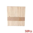 thumbnail image 4 of transemion 1Set/50PCS Wooden Waxing Wax Spatula Tongue Depressor Disposable Bamboo Sticks Kit, 4 of 9