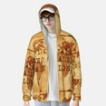 thumbnail image 2 of Kdxio Not All Those Who Wander Are Lost Print Women Men Sun Protection UPF 50+ Jackets Zip Up Long Sleeve Hoodie Hiking Lightweight with Pockets, 2 of 7