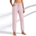 thumbnail image 5 of WULMLEO Stretch Active Pants for Women Over 50 - Women's Ultra Stretch Ice Silk Quick Drying Comfort Casual Pants Over 50 Pink S, 5 of 6