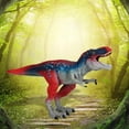 thumbnail image 3 of Juguete educativo CUTICAT Tyrannosaurus Rex Adorno coleccionable rojo azul, 3 of 8