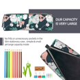 thumbnail image 5 of Haiem Cute Poodle Dog Print Leather Pencil Case Art Supplies Case Zipper Pencil Pouch Stationery Storage Pencil Bag, 5 of 7