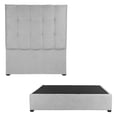 thumbnail image 1 of Box Base cama Individual + Cabecera Kenzo Plata, 1 of 6