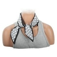 thumbnail image 3 of Unique Bargains 1 Pc Headband Pattern Satin Hairband for Women Black White, 3 of 6