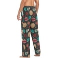 thumbnail image 6 of Top-kevin Hand Drawn Planets Space Pajama Pants for Men Men's Pajama Pants Mens Pajama Bottoms with Drawstring, 6 of 13