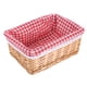 thumbnail image 1 of Cesta de mimbre para almacenamiento con forros, cesta de mimbre para exhibición, estantes decorativos, cestas para el hogar, cocinas, baños y decoración, 1 of 8