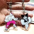 thumbnail image 4 of LLavero de músculo Sanrio divertido, Anime, Hello Kitty, Kawaii, niñas, Fitness, Macho, My Melody, mochila, pareja, colgante, juguete, regalo, 4 of 4