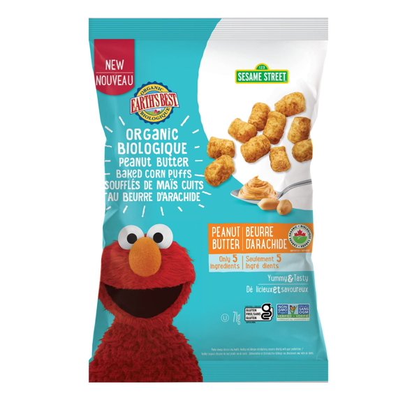 Earth's Best Organic Peanut Butter Corn Puffs